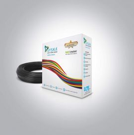 SYSKA WFBK511002 FR-0.75 sq mm Cables (Black, 90m Wire)
