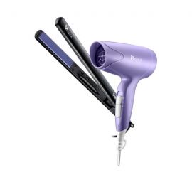 Syska CPF6800 Personal Care Appliance Combo (Hair Straightener, Hair Dryer) (Purple)