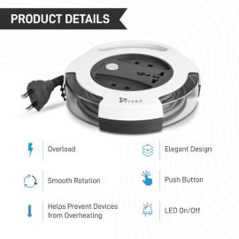 SYSKA SSK-PW-0304-WGY Power Wheel with Surge Protection