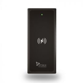 Syska Wireless 10000mAH Lithium Polymer Power Bank WPB1002-Black